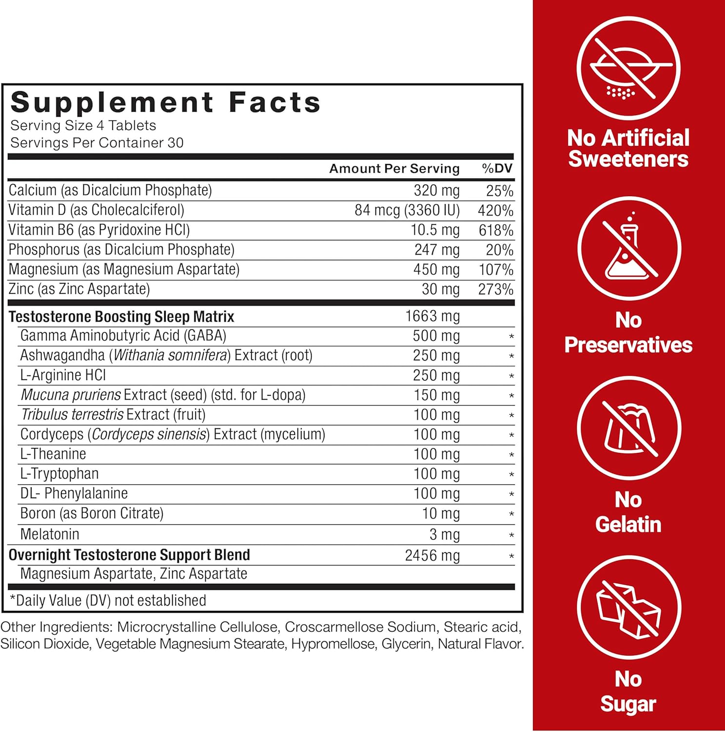 Force Factor Test X180 PM Testo Booster for Men Sleep and Recovery - 120 Caps - Görsel 2