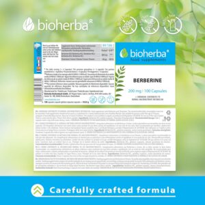 Bioherba Berberine Antioxidant(Antioksidan) 200 mg 100 caps