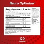 Jarrow Formulas Neuro Optimizer Citicoline,(Sitikolin) CDP Choline, Cognizin Phosphatidylserine Brain Health and 120 Capsules - Görsel 2