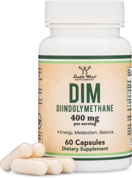 Double Wood DIM Women and Men 400mg 60 Caps