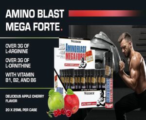 WEIDER Amino Blast Mega Forte (20x25ml) - Görsel 2