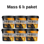 ( 6 li) Avantaj paketi PT GO NUTRITION Mass Gainer 5 kg Kova Muz  🍌