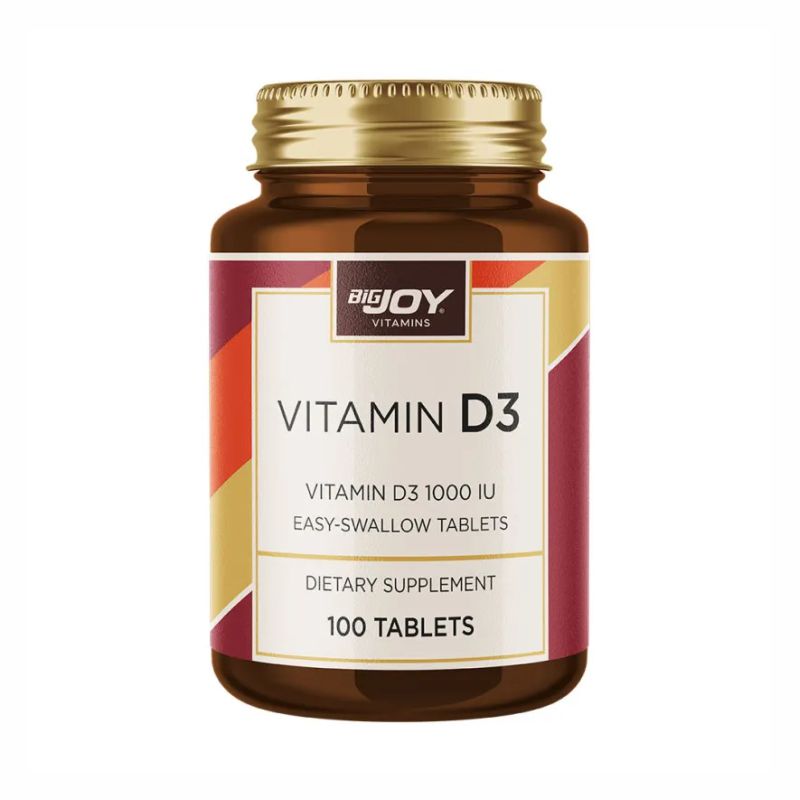 88410d_1000c7f6a0b64e19aa9f325c4b2fabe3mv2 Bigjoy Vitamins Vitamin D3 1000 IU 100 Tablet - Görsel 1