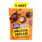 Trio Move Sütlü Çikolata Kaplamalı Fındıklı Protein Topları %33 x 5 Adet - Görsel 4
