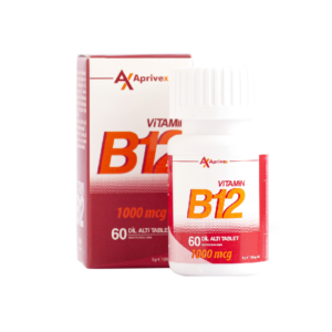 Aprivex B12 Vitamin 1000 Mcg Dil Altı Tablet 60 Tablet