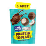 Trio Move Sütlü Çikolata Kaplamalı Fındıklı Protein Topları %33 x 5 Adet - Görsel 3