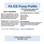 Fa Ice Pump Pre Workout 10 Saşe (20 Kullanımlık) - Görsel 2