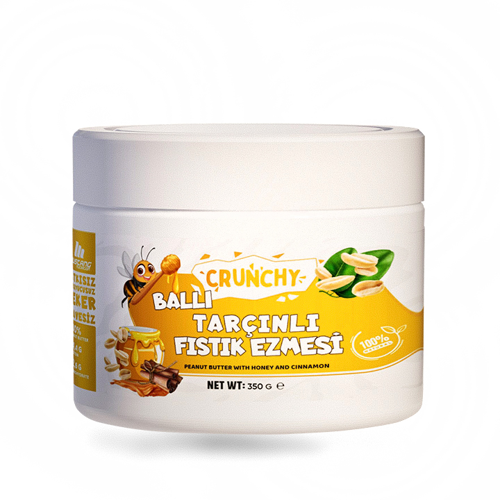 88410d_5b4161c1c80247ee88c6dc3bc35d3581mv2-1 Mustang Nutrition Crunchy Ballı Tarçınlı Fıstık Ezmesi 350 - Görsel 1