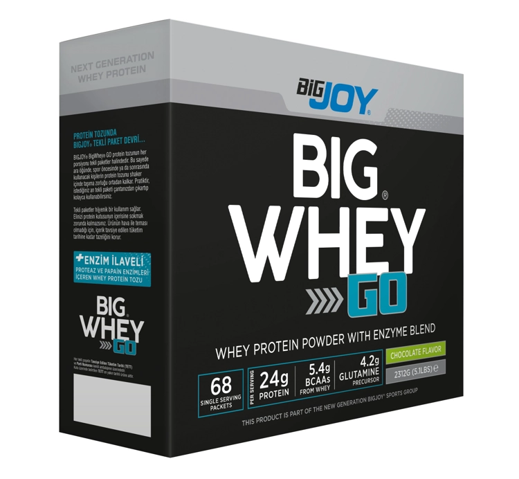 Big Joy Big Whey Go Protein 2070 Gr 68 Saşe - Görsel 2