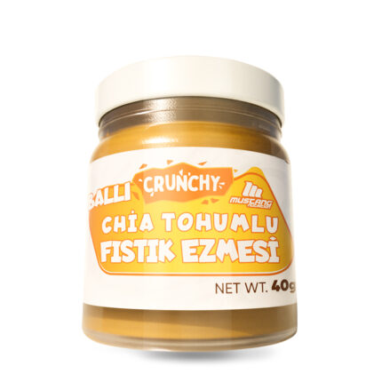 Mustang Nutrition Ballı Chia Tohumlu Fıstık Ezmesi 40 Gr