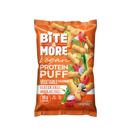 Bite & More Sebzeli Vegan Protein Puff 50 Gr