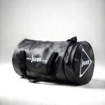Just Leather Sport Bag -Şık Suni Deri Spor Çantası (Kahverengi & Siyah)