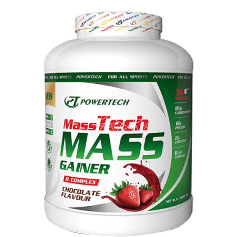88410d_debb9684488e47faacd787ebfedc56f8mv2 Powertech Masstech Mass Gainer 3600 Gr Çilek - Görsel 1