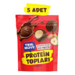 Trio Move Sütlü Çikolata Kaplamalı Fındıklı Protein Topları %33 x 5 Adet - Görsel 2