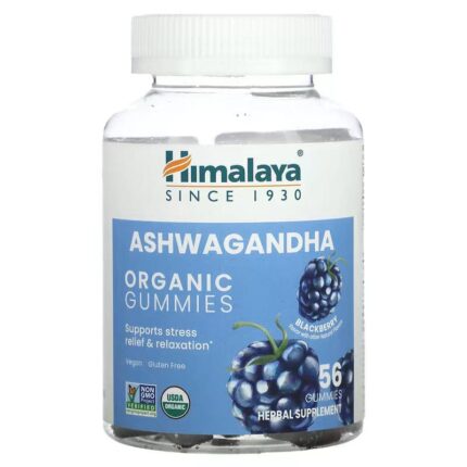 Himalaya Organic Ashwagandha Ksm66 60 Gummies