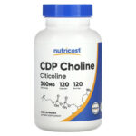 Nutricost CDP Choline Citicoline 300 mg 120 Capsules