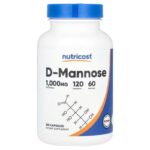 Nutricost D-Mannose 1000 mg 120 Capsules