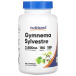 Nutricost Gymnema Sylvestre 3,500 mg 180 Capsules