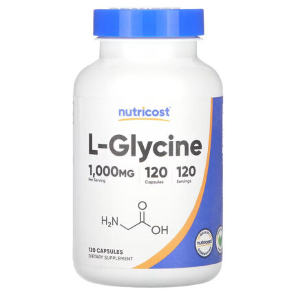 Nutricost L-Glycine 1,000 mg 120 Capsules