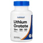 Nutricost Lithium Orotate 10 mg 120 Capsules