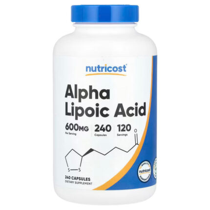 Nutricost Alpha Lipoic Acid Antioxidants 240 Capsules