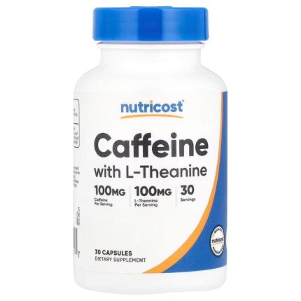 Nutricost Caffeine With L-Theanine 30 Capsules