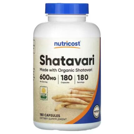 Nutricost Shatavari Asparagus racemosus 600 mg 180 Capsules