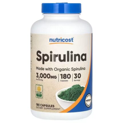 Nutricost Spirulina Greens & Superfoods 180 Capsules