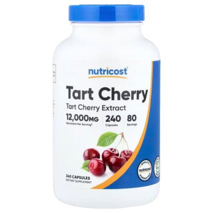 Nutricost Tart Cherry Greens & Superfoods Antioksidan 240 Capsules