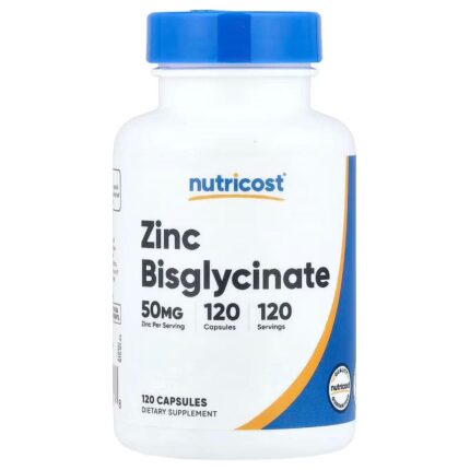 Nutricost Zinc Bisglycinate 50 mg 120 Capsules