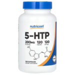 Nutricost 5-HTP 5-hidroksitriptofan 200 mg 120 Capsules