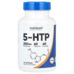 Nutricost 5-HTP 5-Hydroxytryptophan 200 mg 60 Capsules