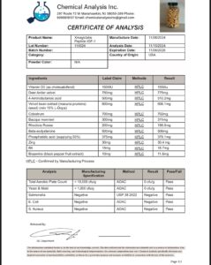 XMAGICLABS IGF1 igf1+Beta ecdysterone+Bacopa+D3 GH 180 Kapsül - Görsel 3