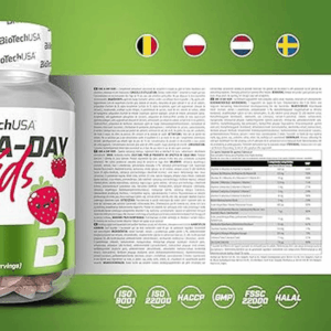 BIOTECH USA One-A-Day Kids Vitamin + Mineral - 90 chewable çiğneme tab +4 Çocuklara özel) USA MENŞEİ - Görsel 4