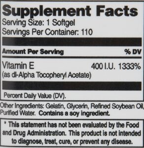 21st Century Vitamin E (antioksidan) 180 mg (400 IU) 110 Softgels - Görsel 2