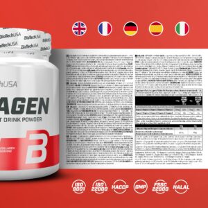BioTech USA Collagen(Kolajen) Hyaluronic acid - 300 g - Görsel 3
