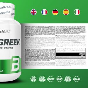 BioTech USA Fenugreek 1500 Çemen otu tozu 60 capsules