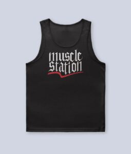 Muscle Station Street Gym Workout Atlet Siyah - Görsel 2