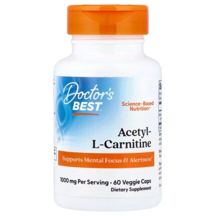 Doctor's Best Acetyl-L-Carnitine Brain & Cognitive 60 Veggie Caps