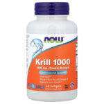 NOW Foods Krill Oil Omegas & Fish Oils EPA DHA 1000 1,000 mg 60 Softgels