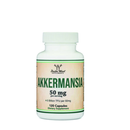 Double Wood Akkermansia Supplement 120 CAPS.