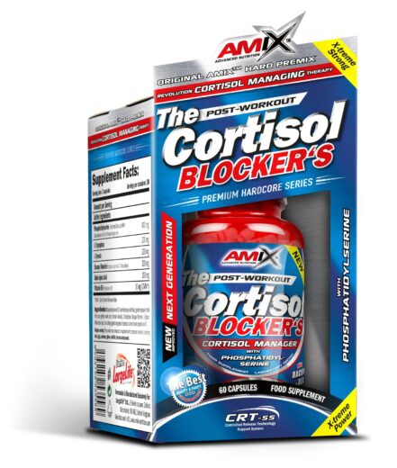 Amix The Cortisol Blocker Bacopa Alpha lipoic Tyrosin Tryptophan 60 Caps