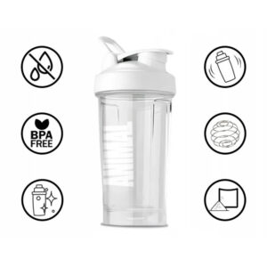 Animal White Transparant shaker bottle 500 ML - Görsel 3