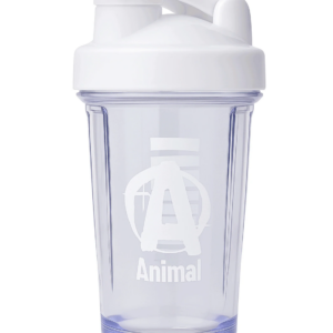 Animal White Transparant shaker bottle 500 ML