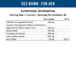 Applied Nutrition Sex Bomb for Her - Libido Booster for Women Female Libido Ashwagandha and Maca Powder 120 Capsules Bayanlara Özel - Görsel 5