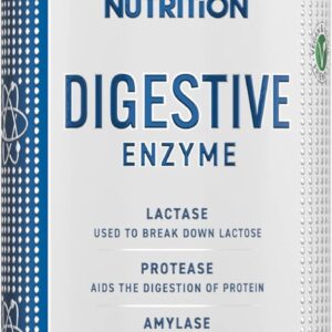 Applied Nutrition Digestive Enzyme Lactase Protease Amylase Aids Digestion Flatulence Control 60