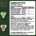 ARMY 1 Joint Support Glucosamine Chondroitin sulphate Msm 90 Caps - Görsel 2