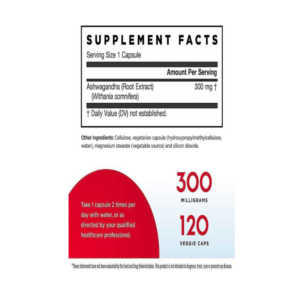 Jarrow Formulas Ashwagandha Ksm66 300 mg 120 Veggie Caps