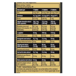 KEVIN LEVRONE Black Line Anabolic Test 90 Tabs - Görsel 2