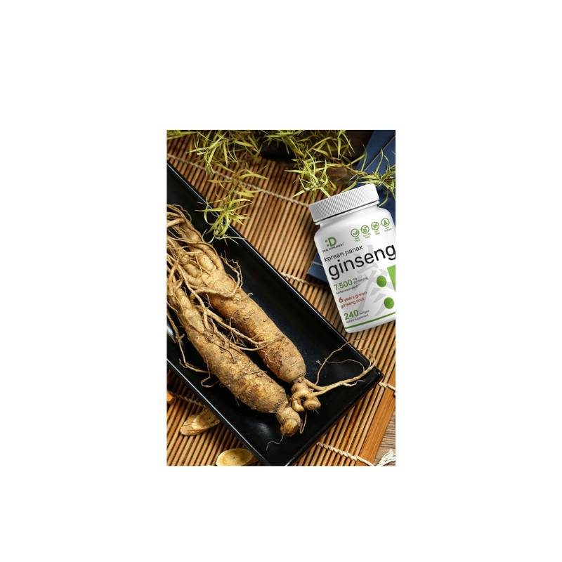 Deal Supplement Korean Red Panax Ginseng Root Extract 7500mg 240 Softgels